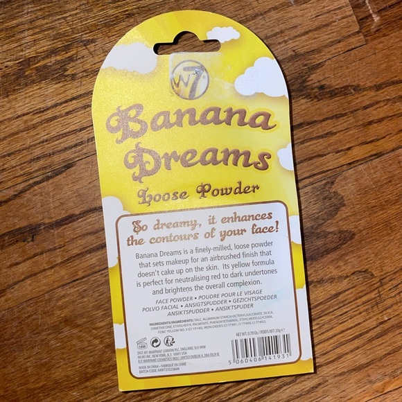 •W7•NIB "BANANA DREAMS" LOOSE POWDER - Picture 7 of 8